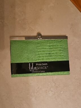 Grace Green Photo Clutch